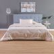 Fallacy 4-Piece King Plush Comforter Set-228x254cm-Beige