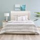 Crystal 4-Piece Queen Plush Comforter Set-228x254cm-Grey