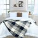 Takisha Checked Cotton Throw-127X154Cm-Multicolor