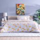 Shoreline Marbles 3-Piece Super King Comforter Set -Grey