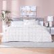 Shoreline Plum Bunches 3-Piece Super King Comforter Set -Lilac