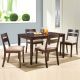 Bahamas Wooden 1+4 Dining Set - Espresso