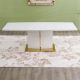 Annaliza 8 Seater Dining Table - White