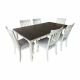 Janzen 1+6 Dining Set - Ash / Cream
