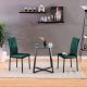 Hitano 1+2 Dining Set - Emerald Green / Glass