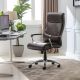 Boss Swivel High Back Office Chair - Dark Brown