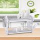 Ss22 Atticus 2 Tier Dish Rack Chrome 67X27X35.8Hcm Ck07119-007