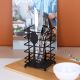 Ss22 Atticus Cutlery Holder Matte Black 10.2X10.2X16.5Hcm Ck19167-004