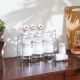 Adrian Set of 8 Spice Jar & Glass Storage 3x400ml SP:5x100ml
