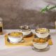 Ss22 Celina 12 Pc Soup Bowls Set With Plate & Spoon -11Cm Ivory