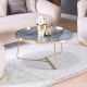 Cianna Coffee Table - Grey / Golden