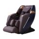 Alita Leather Massage Chair - Brown / Blue