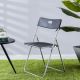 Dormer Metal Folding Chair - Black