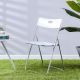 Dormer Metal Folding Chair - White