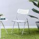 Cosmo Steel Folding Chair - White