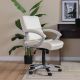 Ventura Mid Back Office Chair - Cream