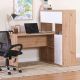 Meadow Combo Office Desk With/ Drawer-Artisan Oak / HG White