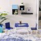 Toddler 1+2 Kids Table and Chair Set - Blue